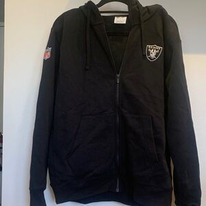 Men's Black Zip-Up Hoodie